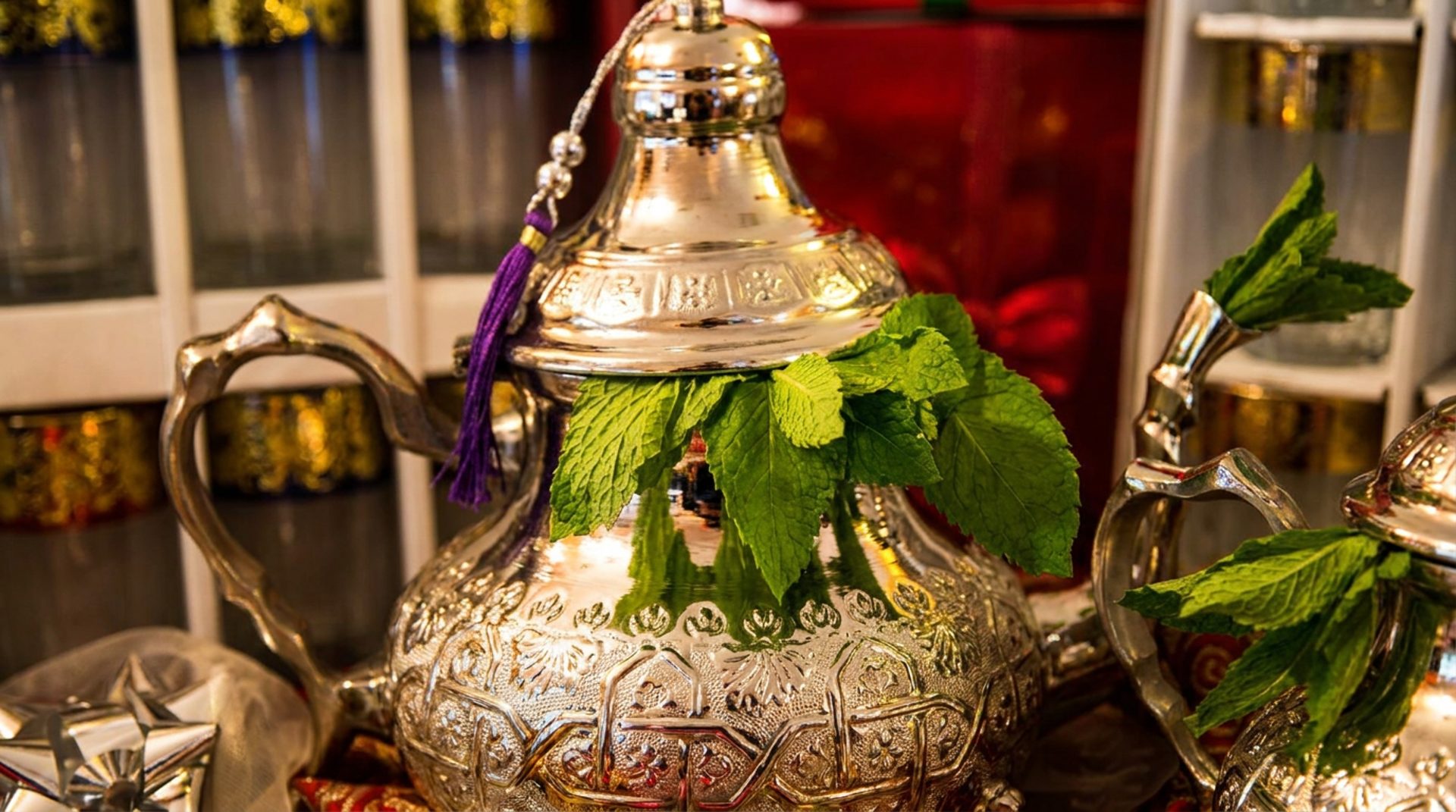 Moroccan tea comes with every class
