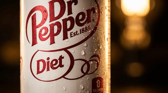 Diet Dr Pepper Can.