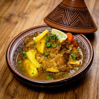 Lamb Shank with Vegetables